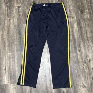 Polo Sport Ralph Lauren Track Pants Men's S Navy Yellow‎ Stripes Athletic Sport